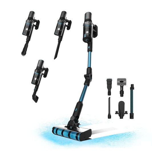Cecotec Aspirador Escoba sin Cable Conga Rockstar 3500 Storm ErgoTwice Animal. 3 en 1, Ciclón Paralelo, 510W, 30 kPa y 150aW, Autonomía Máxima 70 mins, Tubo Flexible, Cepillo Jalisco, Acc Animales